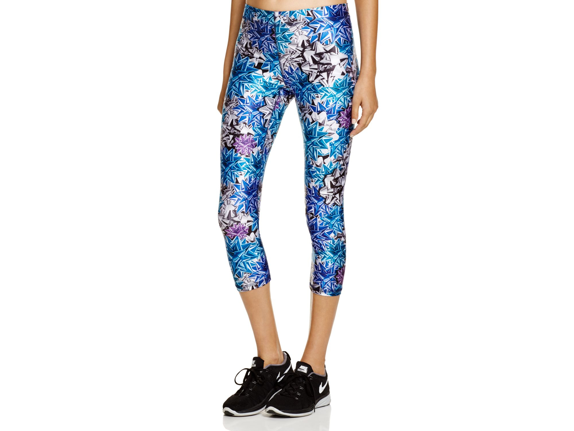 Terez Gift Wrap Cropped Leggings | Lyst