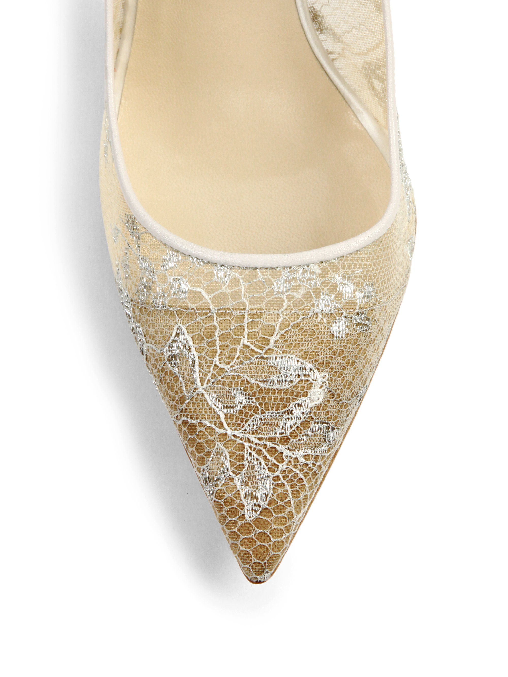 jimmy choo white lace
