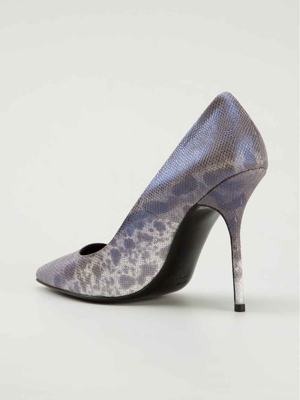 Lyst - Pierre Hardy Metallic Pump in Purple