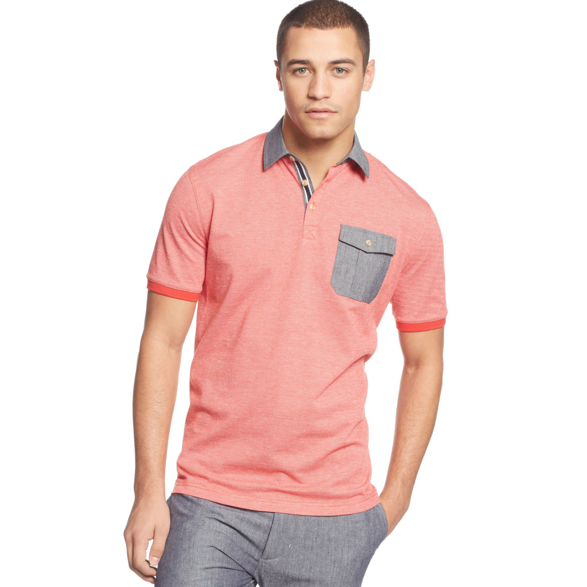 mens polo collar shirts