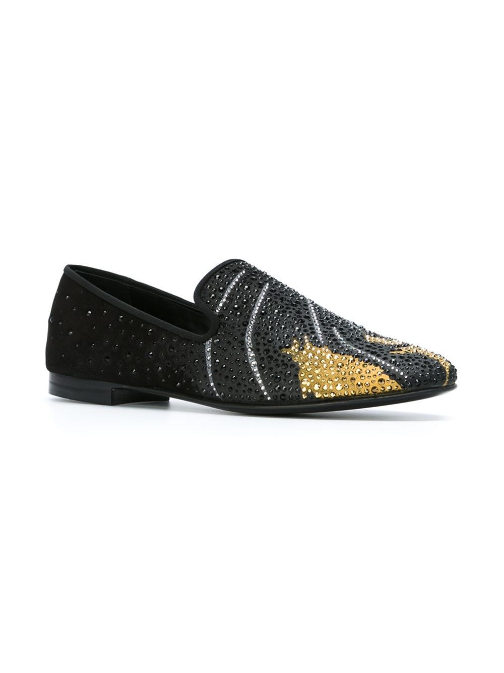 studded slippers giuseppe zanotti studded slippers in black for lyst studded slippers giuseppe zanotti studded slippers in black for lyst