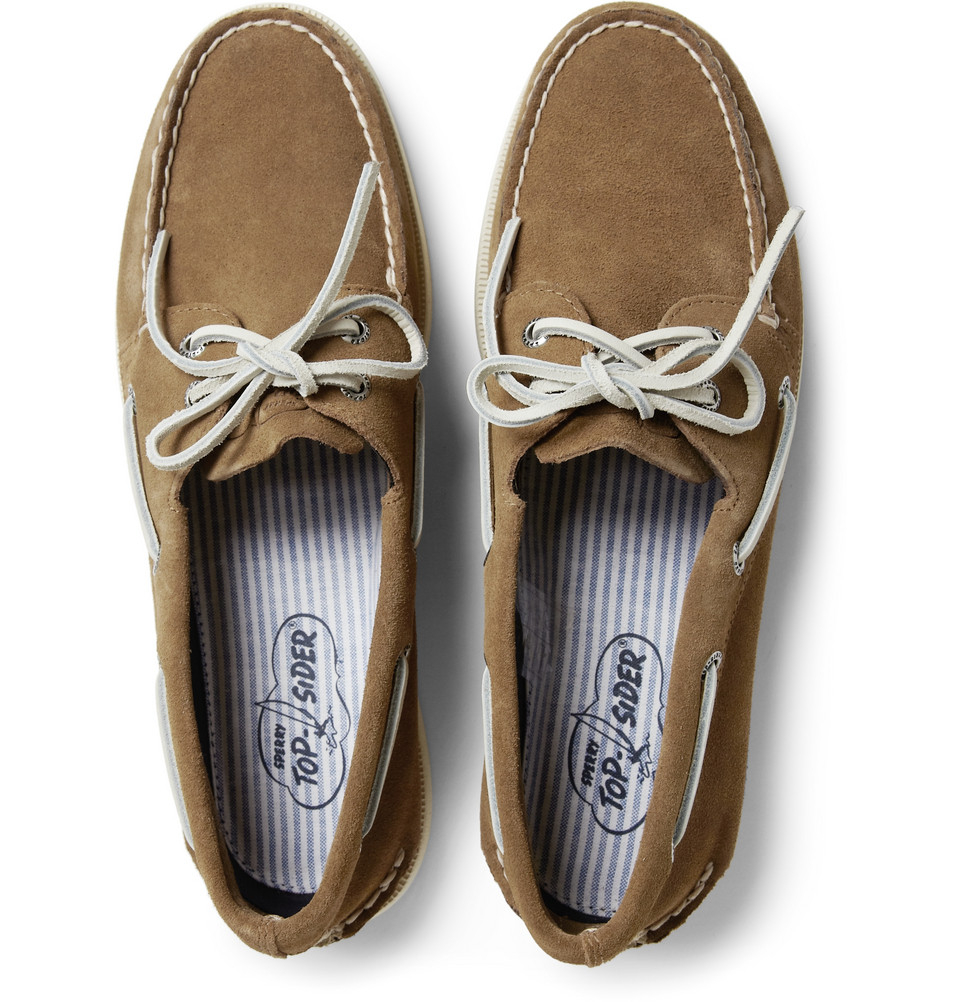 men's authentic original suede boat shoe