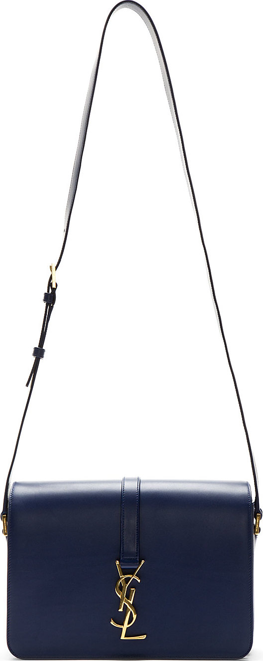 Saint laurent Indigo Ysl Monogramme University Bag in Blue (indigo ...  