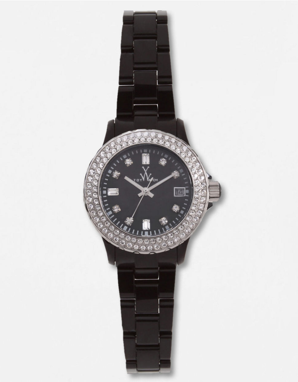 Lyst - Toy watch Ladies Crystal Encrusted Watch in Black