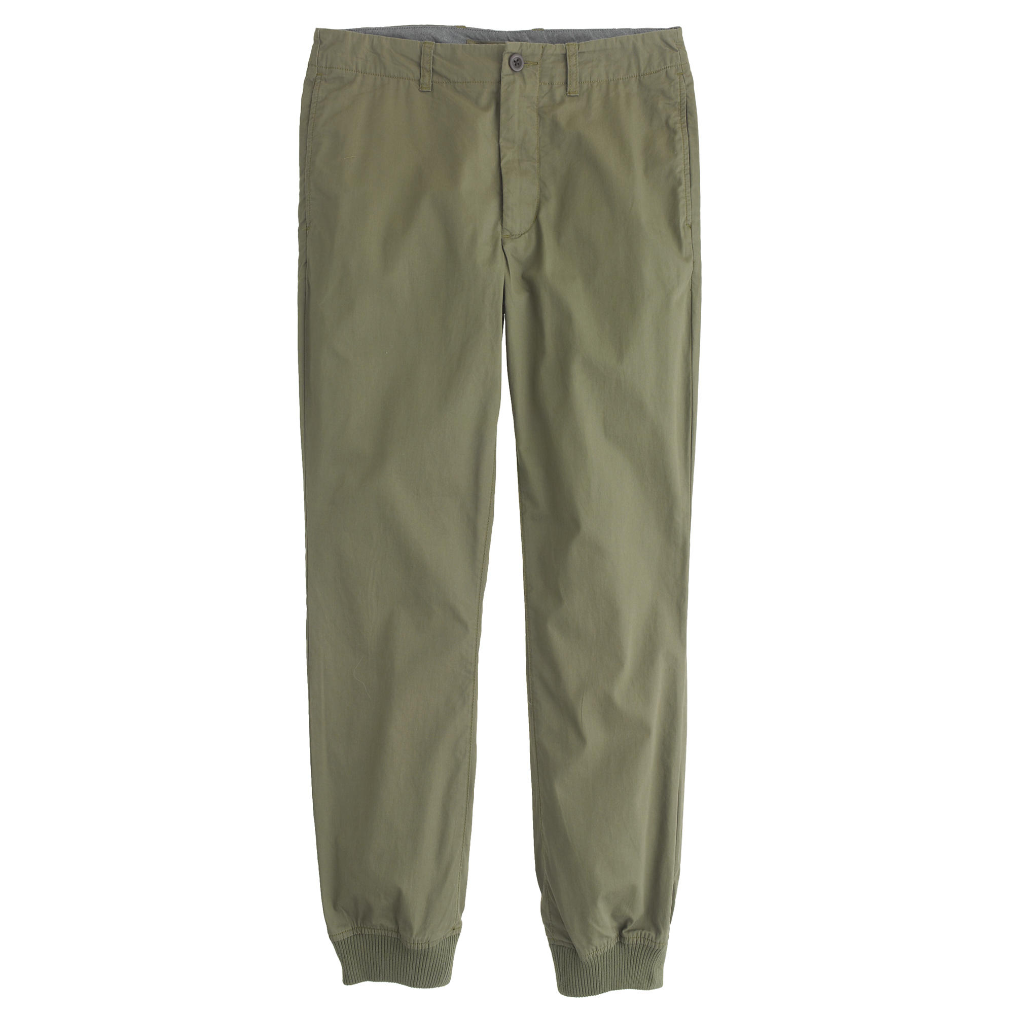 J.crew Jogger Pant In Lightweight Chino in Green for Men (frosty olive 