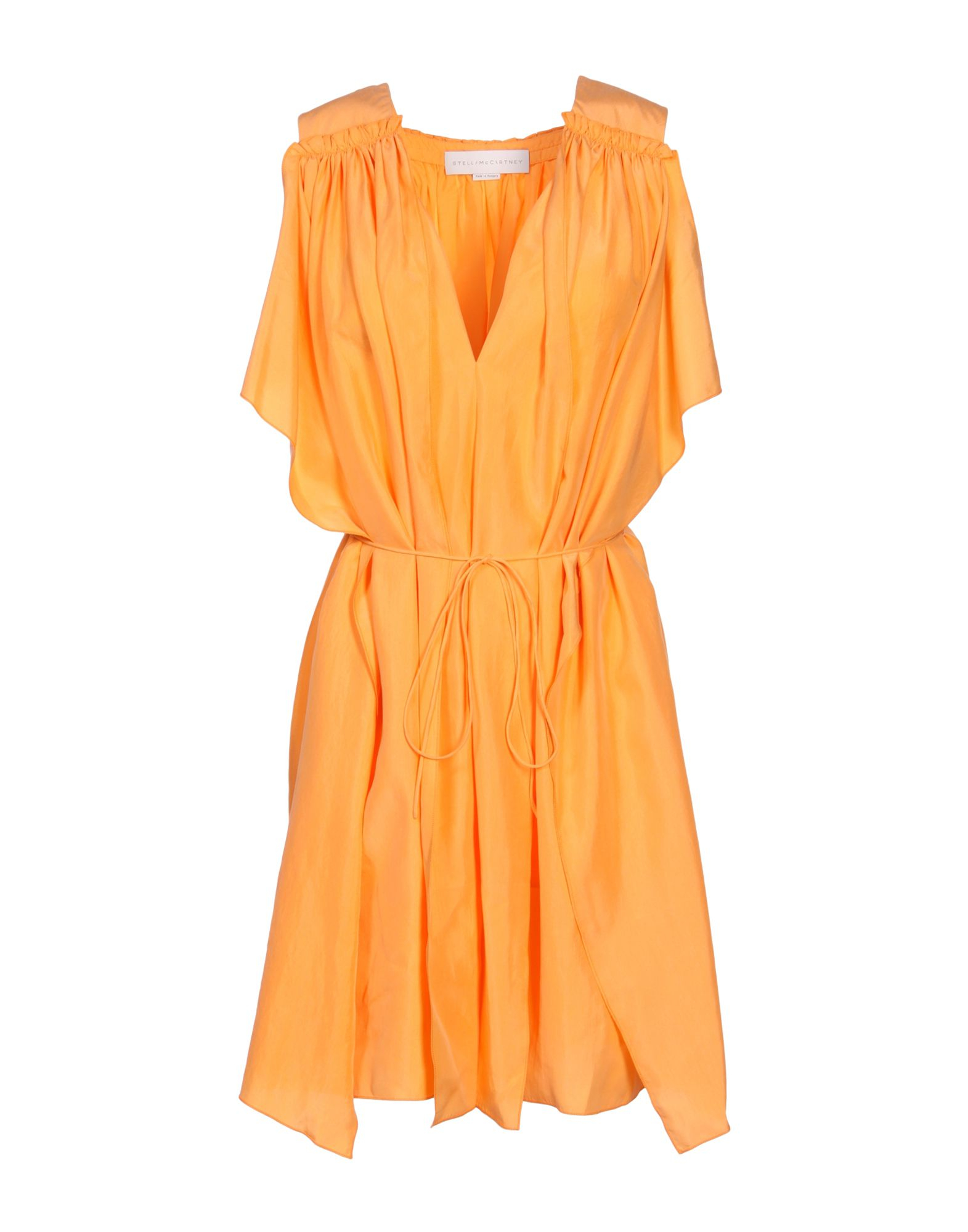 Stella Mccartney Short Dress In Orange Lyst