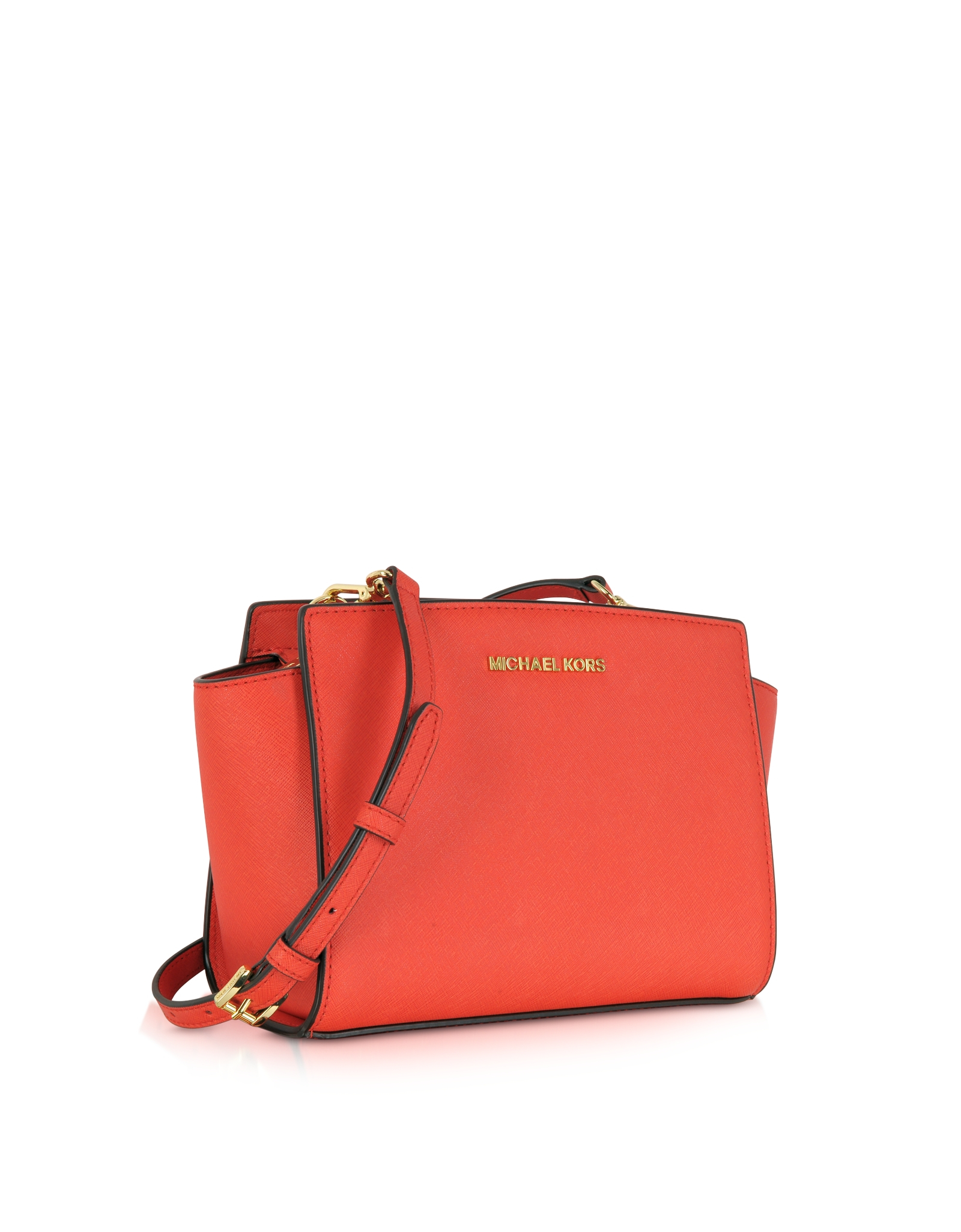 Lyst - Michael Kors Mandarin Medium Selma Messenger in Red