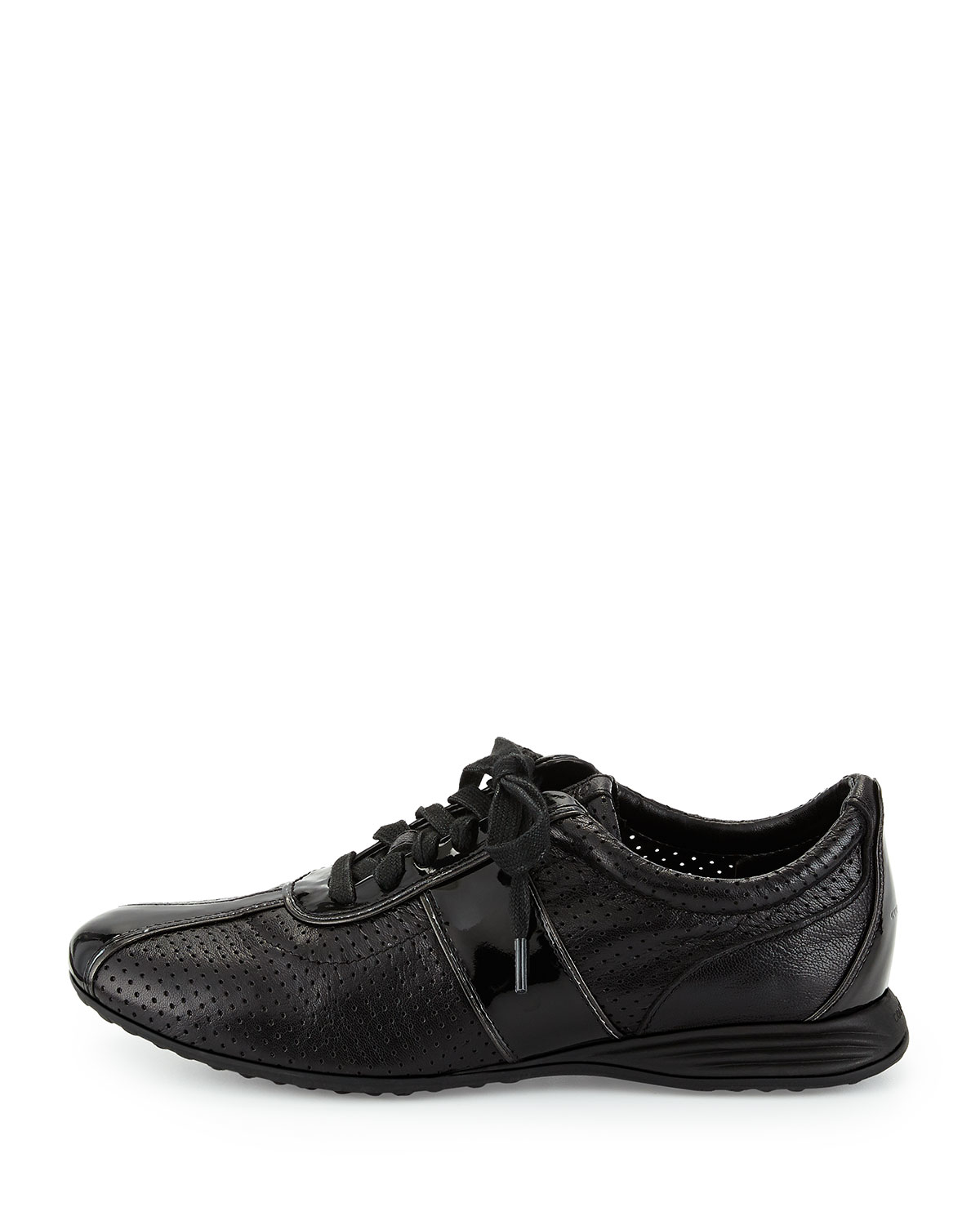 codie perforated leather sneaker