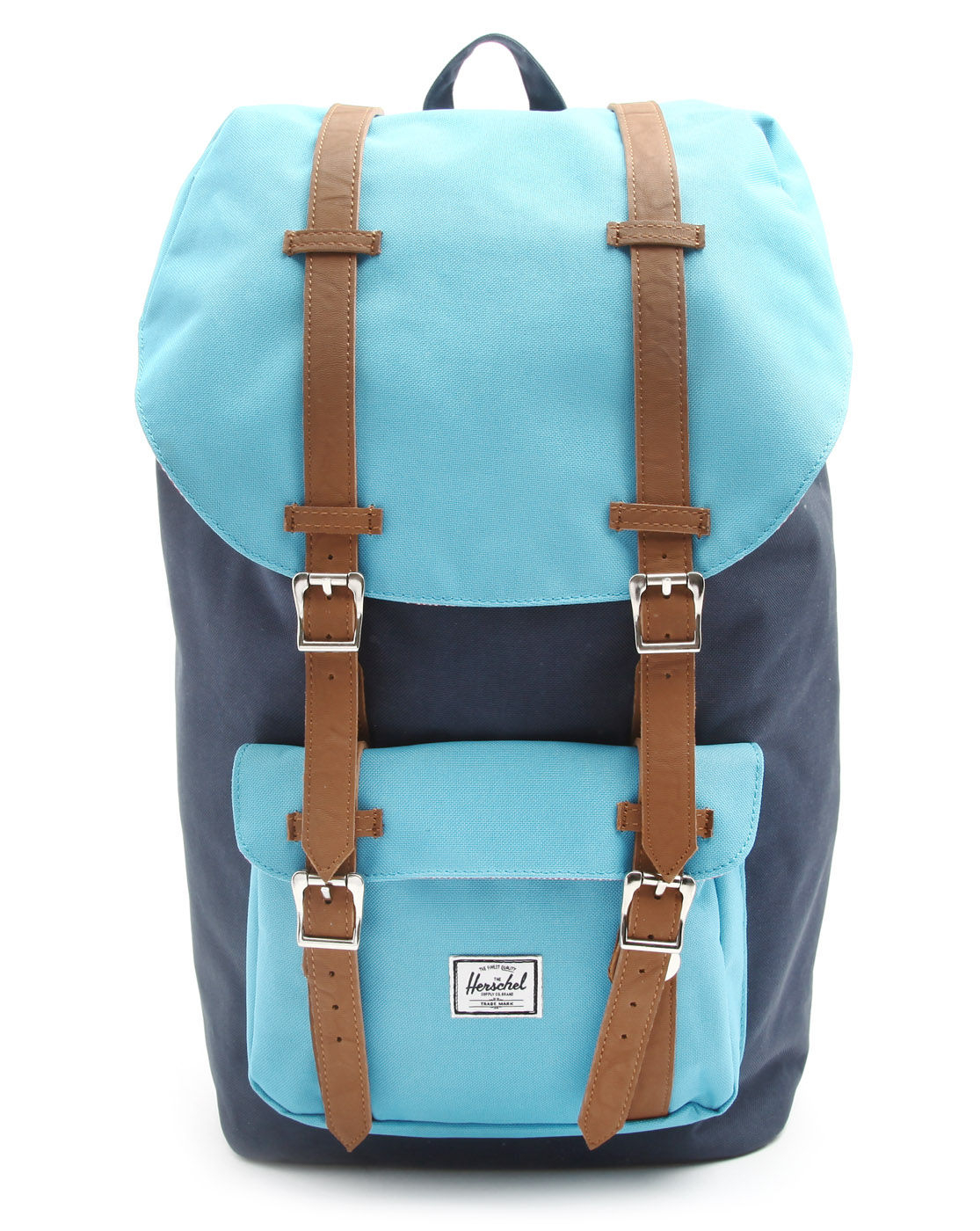 Herschel Supply Co. Little America Gm Navy Blue And Cyan Backpack in ...