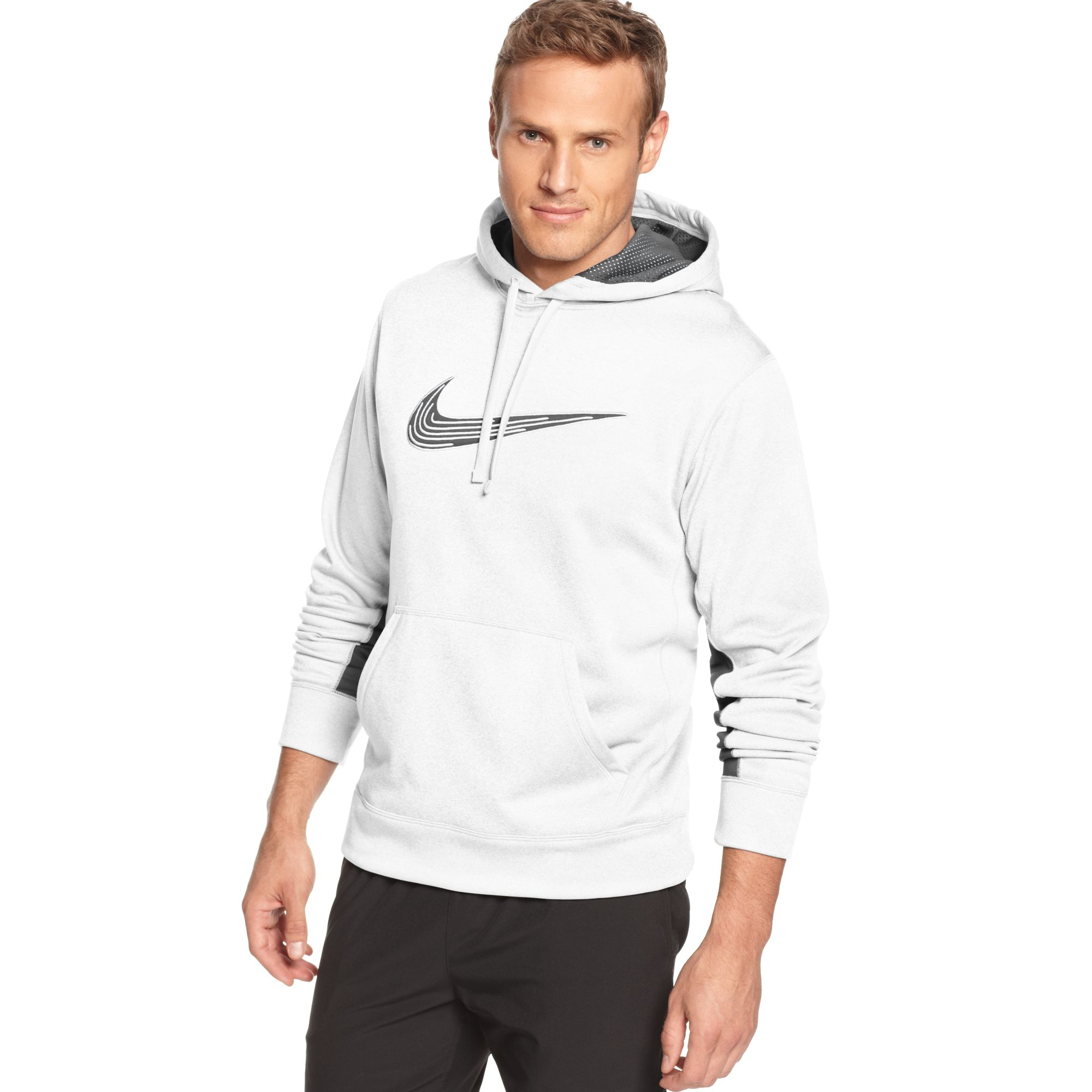 Nike Annihilator Logo Hoodie in White for Men | Lyst