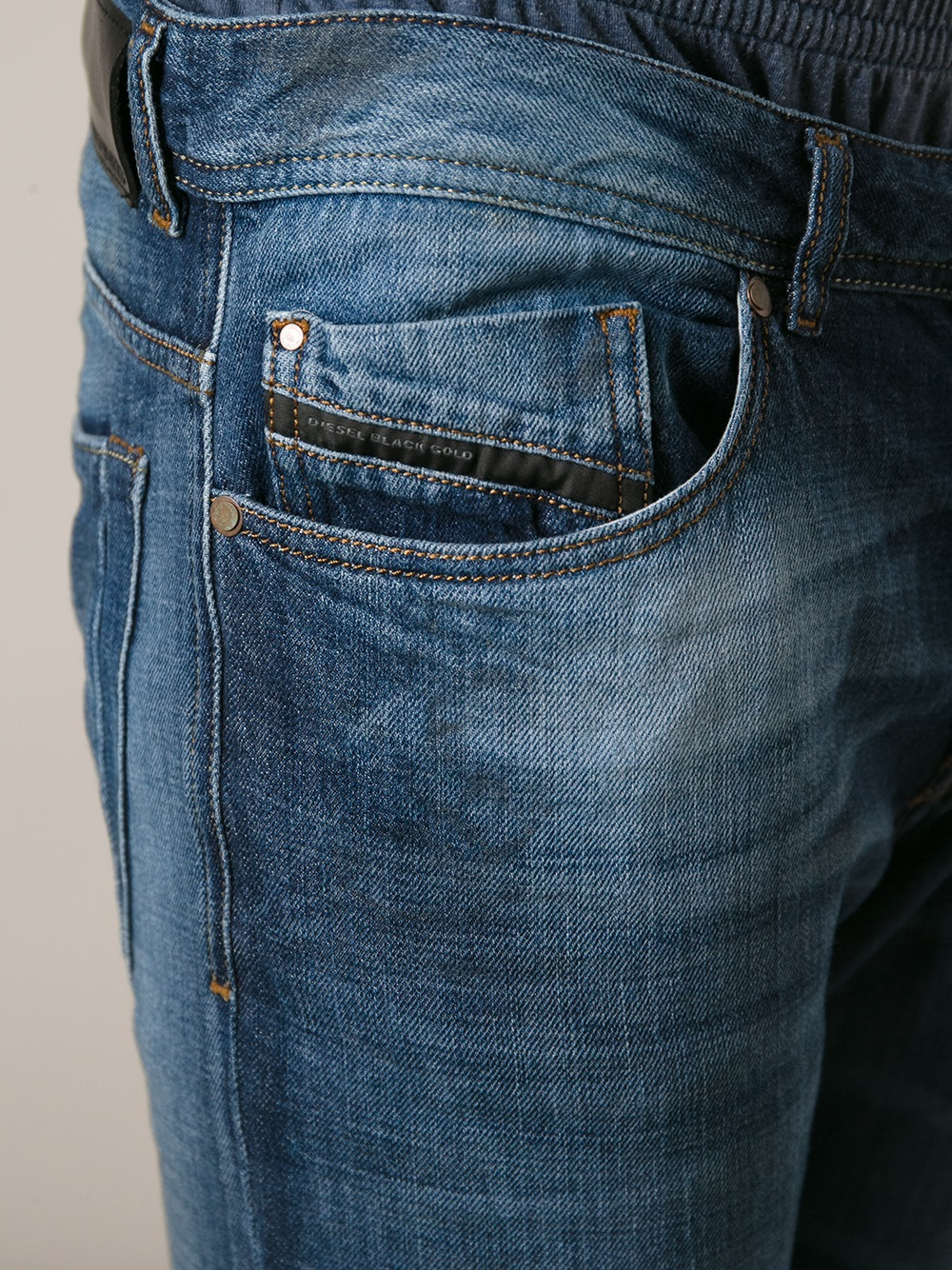 Diesel black gold Excess Jeans in Blue for Men | Lyst
