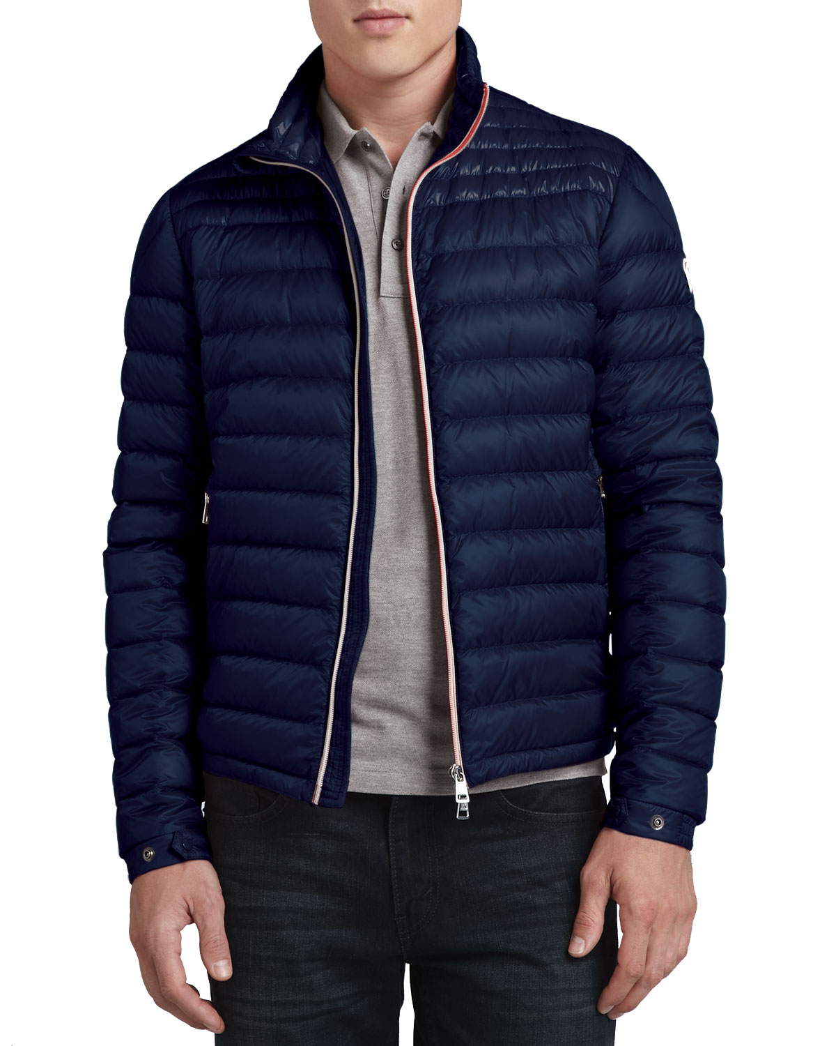 Lyst - Moncler Daniel Lightweight Puffer Jacket Dark Navy in Blue for Men