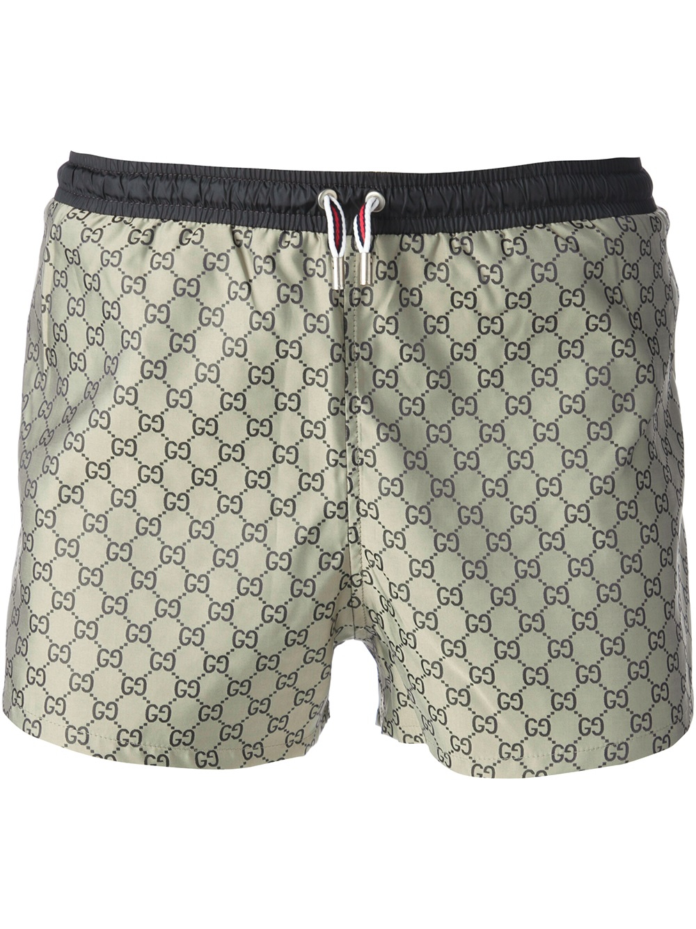 Lyst - Gucci Geometric Pattern Swim Shorts in Natural for Men