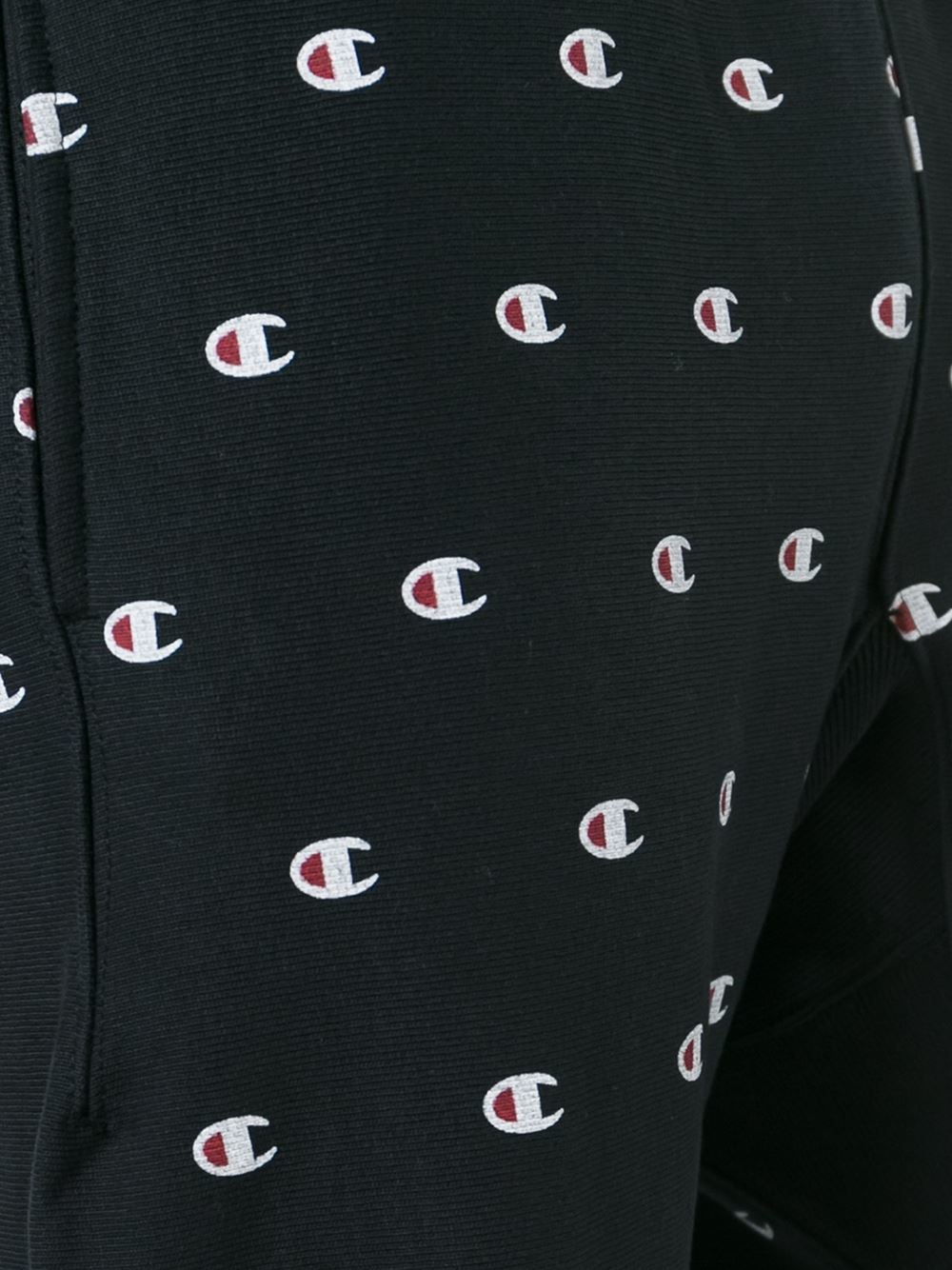 champion black track pants