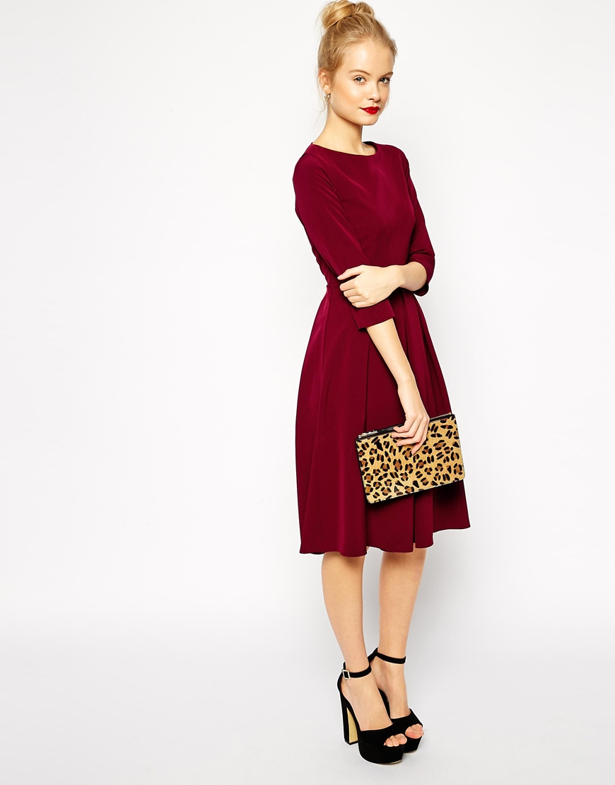 midi tailored dress