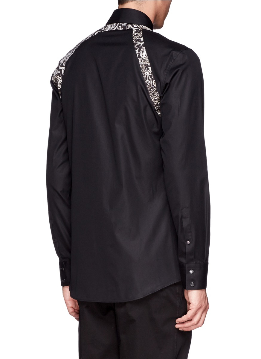 alexander mcqueen harness shirt