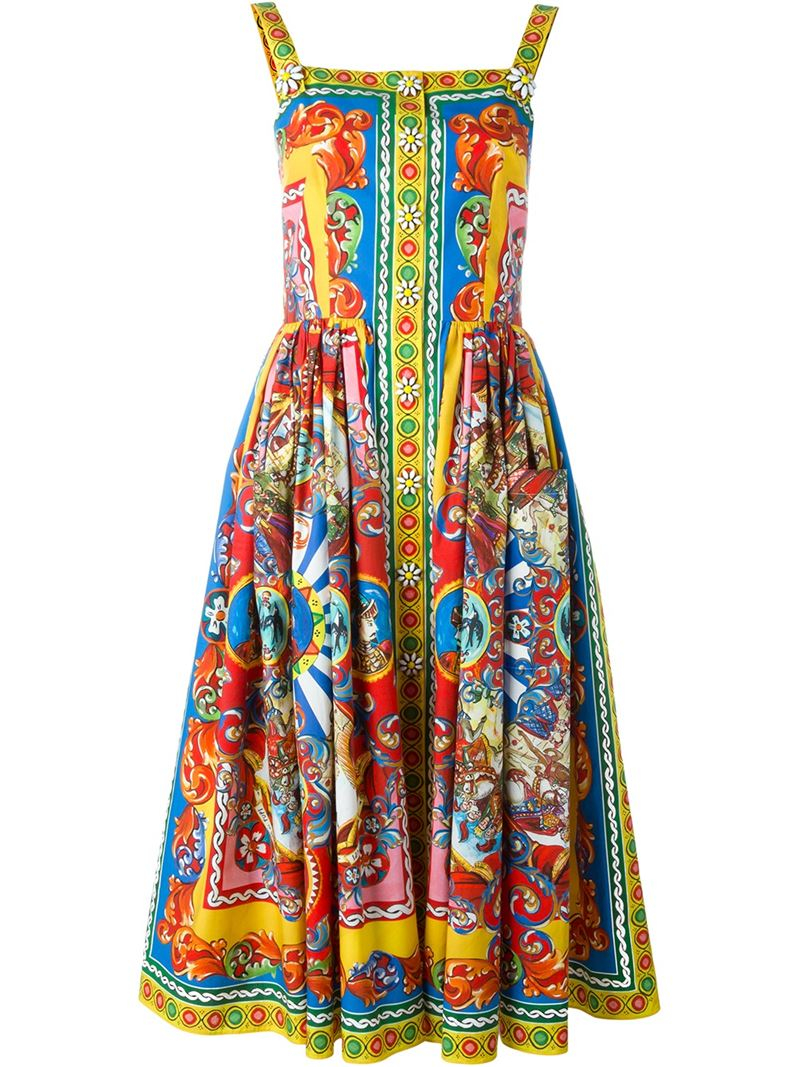 dolce and gabbana sicilian dress