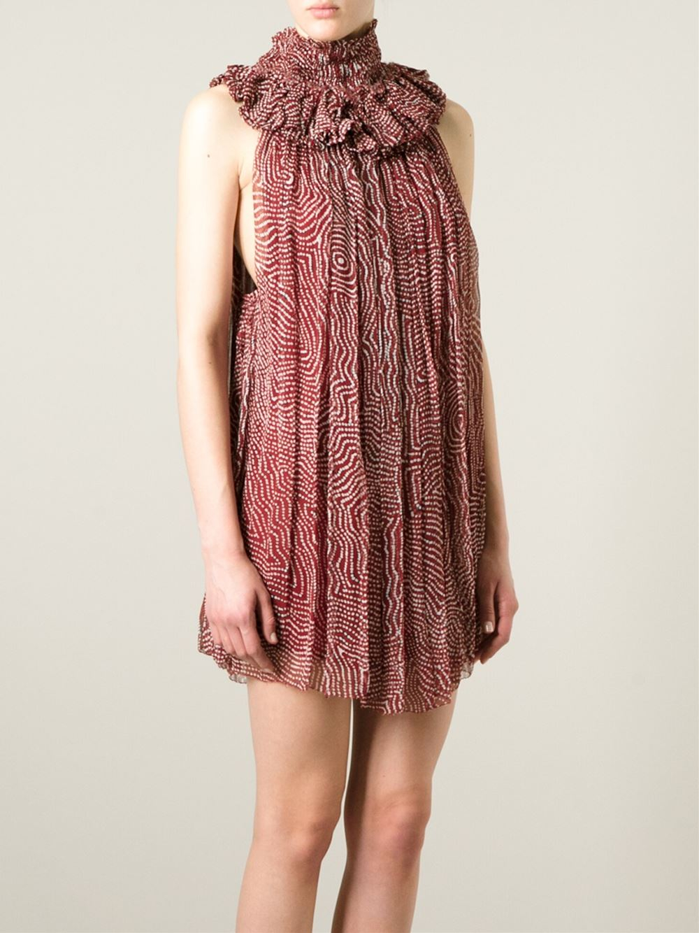 isabel marant red dress