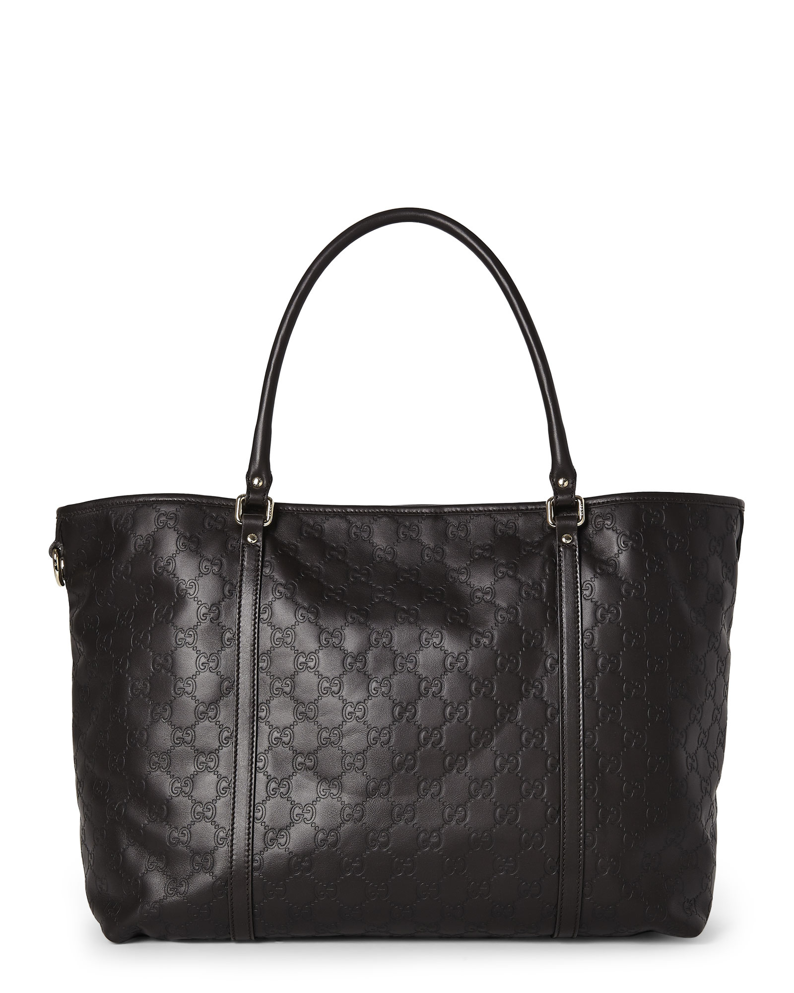 Lyst Gucci Guccissima Joy Leather Tote In Black Gallery
