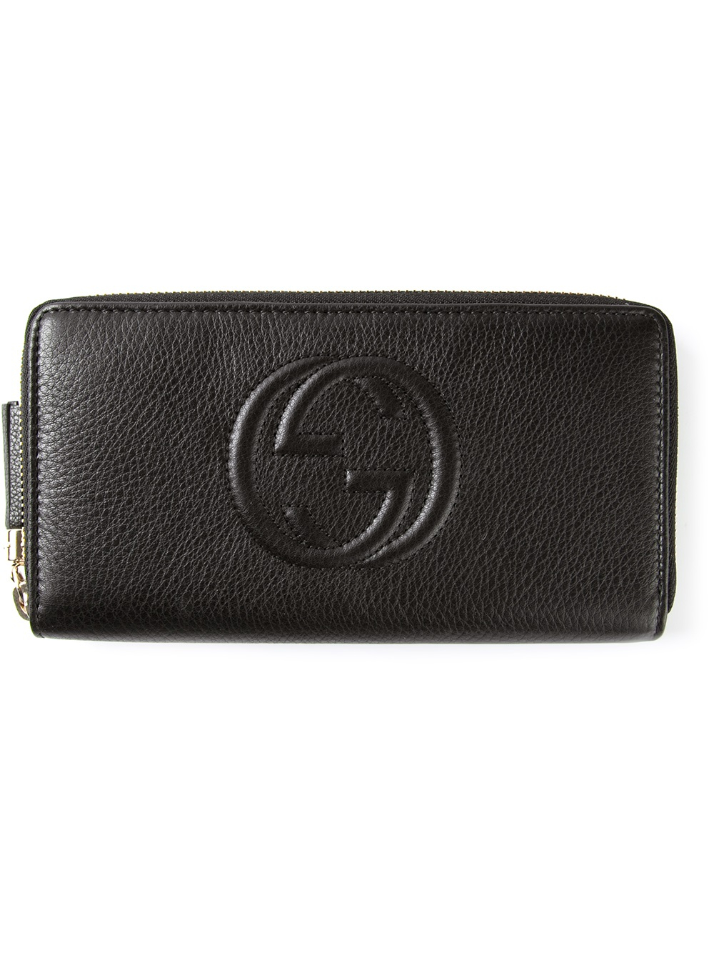 Gucci | Black Raised Logo Wallet for Men | Lyst
