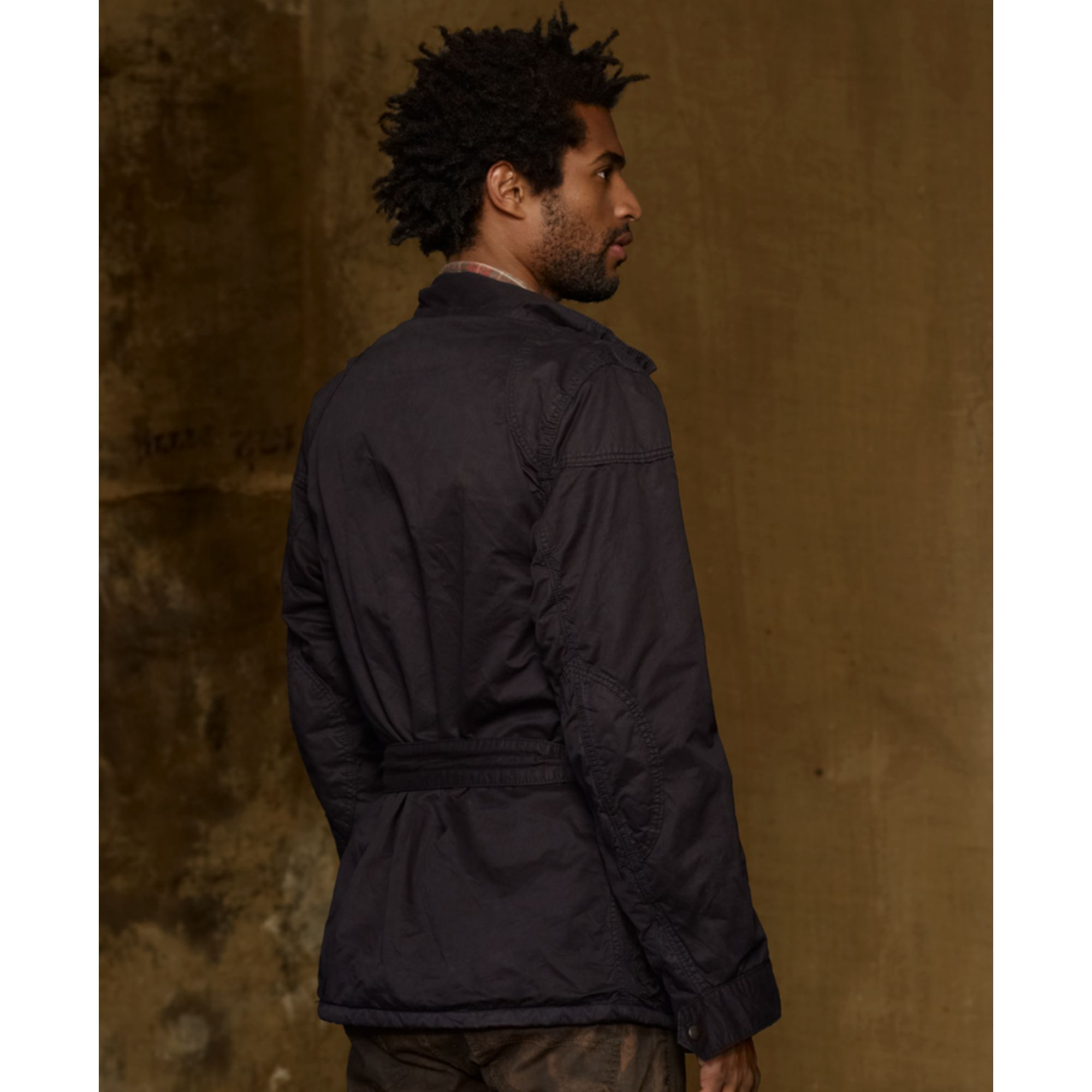 Lyst Denim & supply ralph lauren Fourpocket Waxed Cotton Moto Jacket