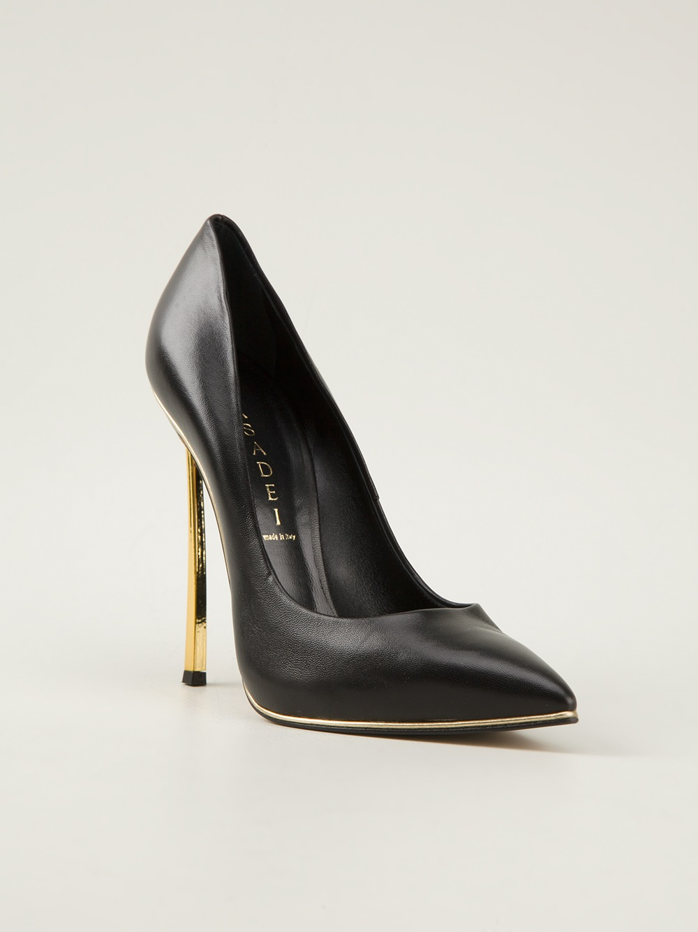 Casadei Blade Pumps in Black | Lyst