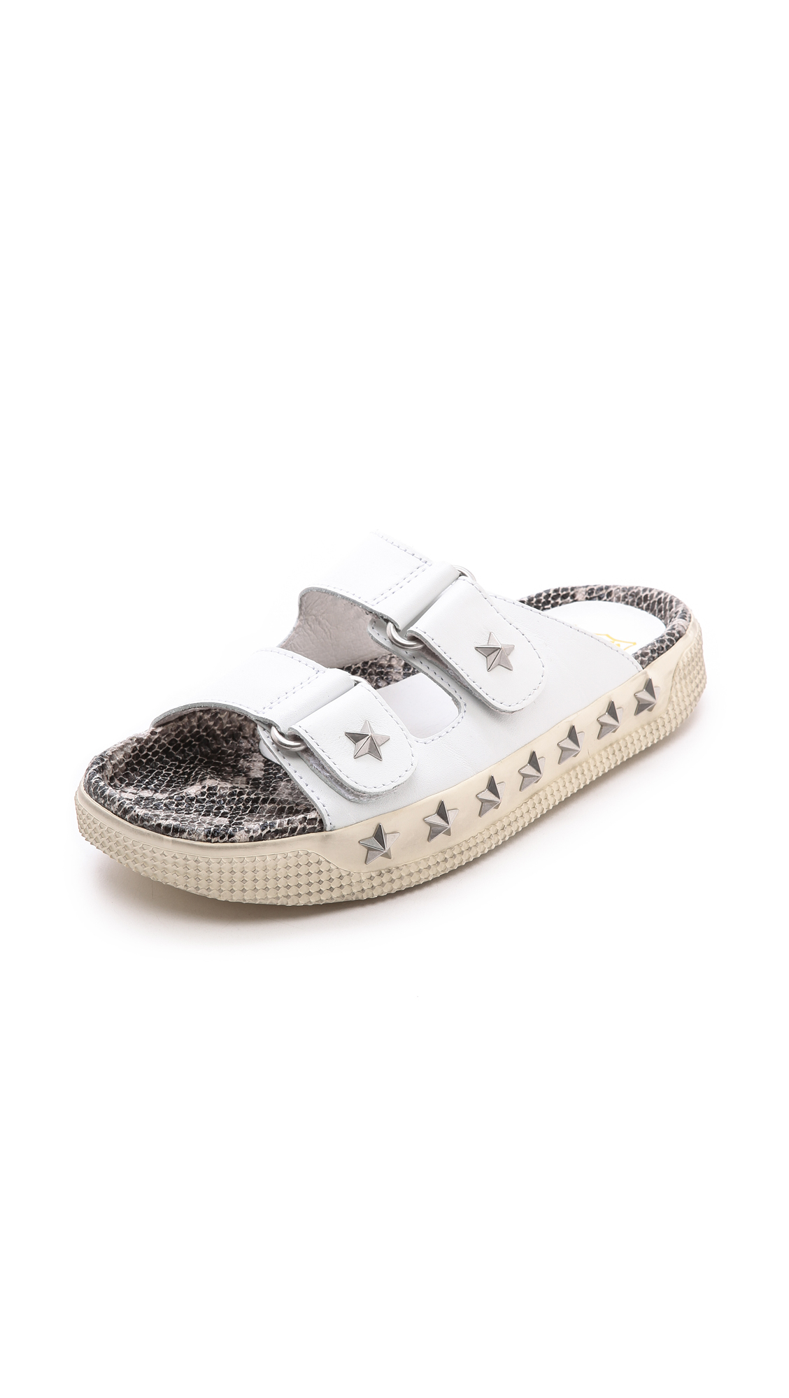 ash white sandals