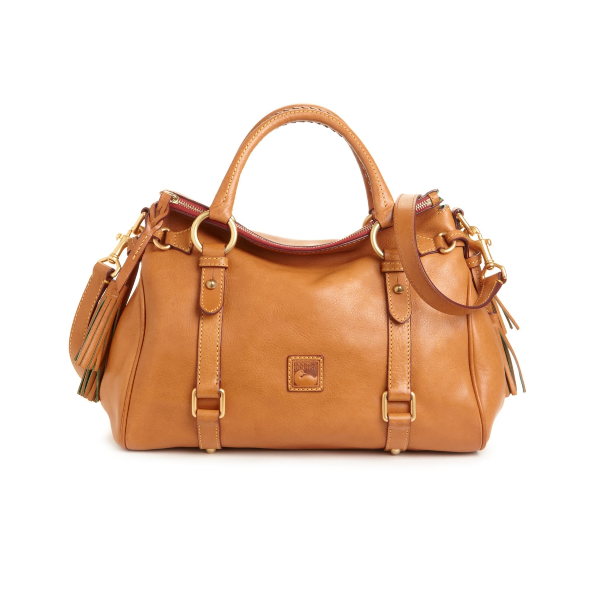 Dooney & Bourke Florentine Vachetta Small Satchel in Beige (Natural) | Lyst