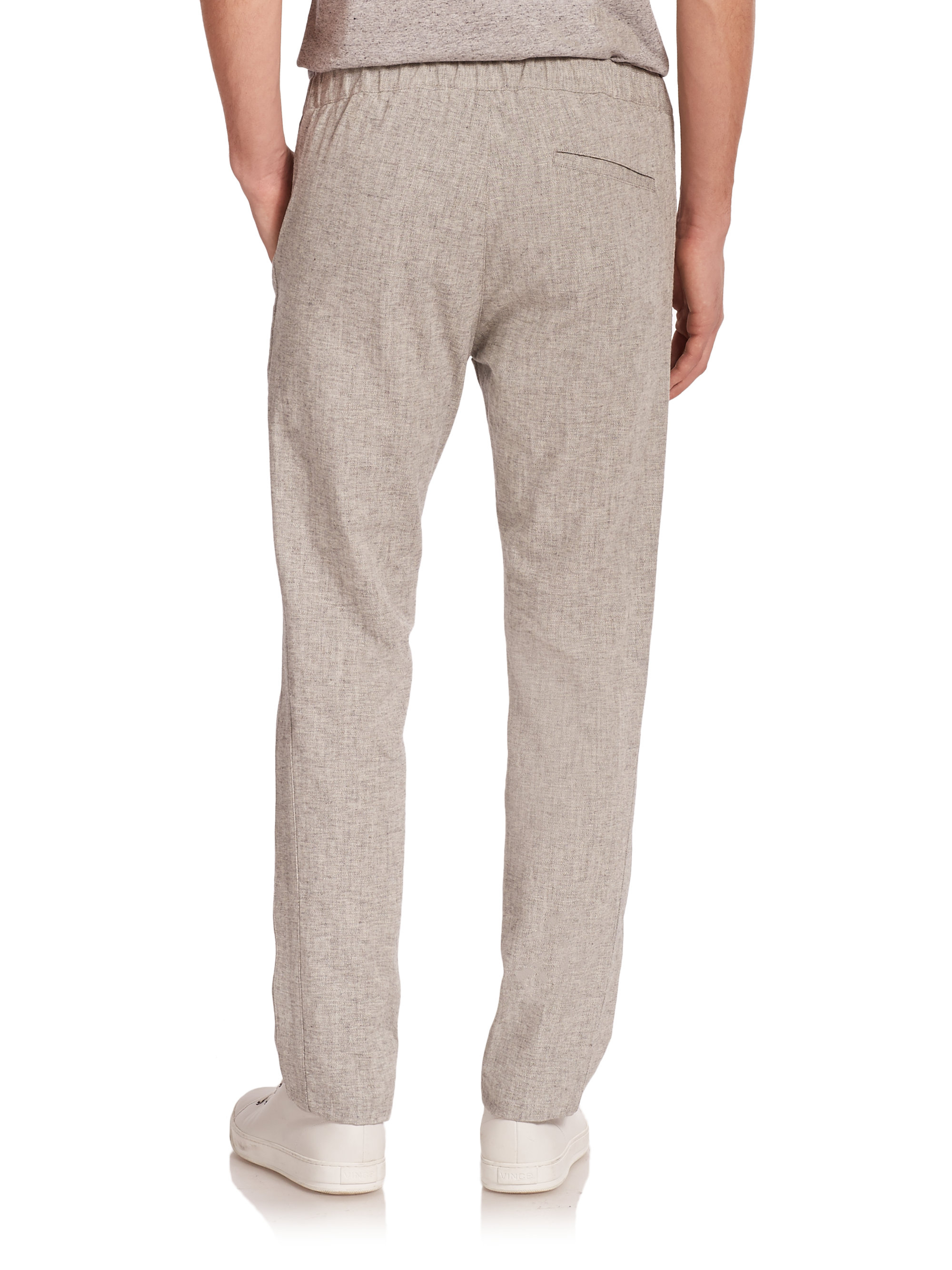 track cotton pants