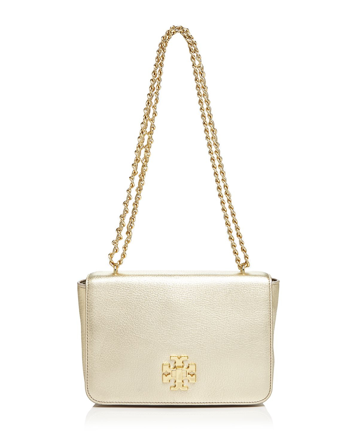 Lyst Tory Burch Shoulder Bag Mercer Adjule Metallic In Gallery
