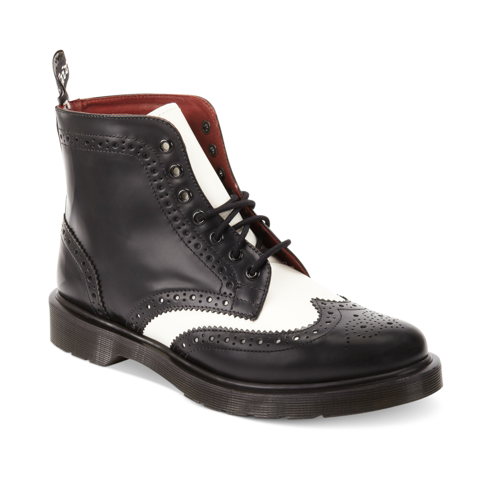 Lyst Dr. Martens Affleck Brogue Boots in Black for Men