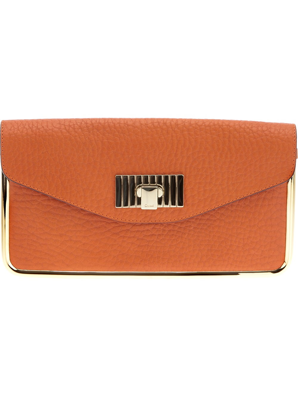 chloe handbags fake - Chlo \u0026#39;Sally\u0026#39; Clutch in Orange | Lyst