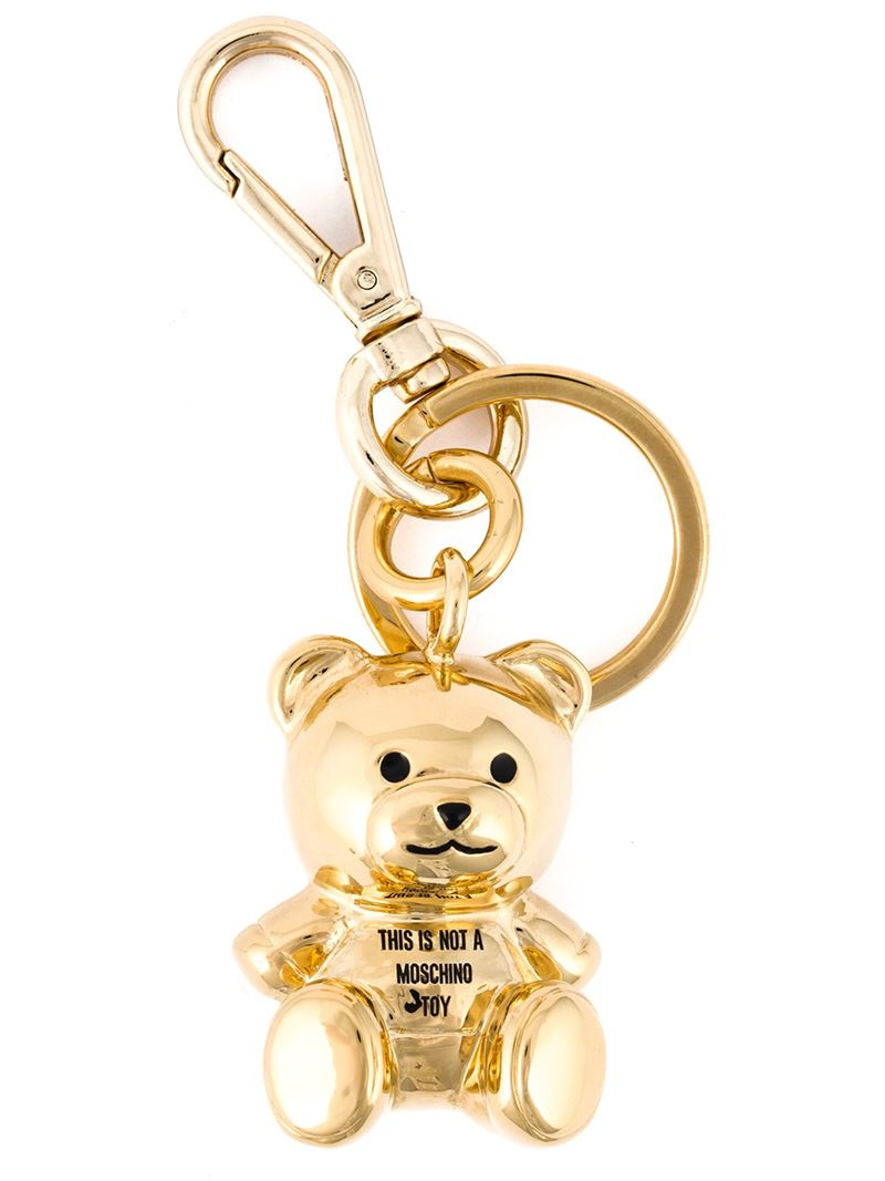 metal teddy bear keyring