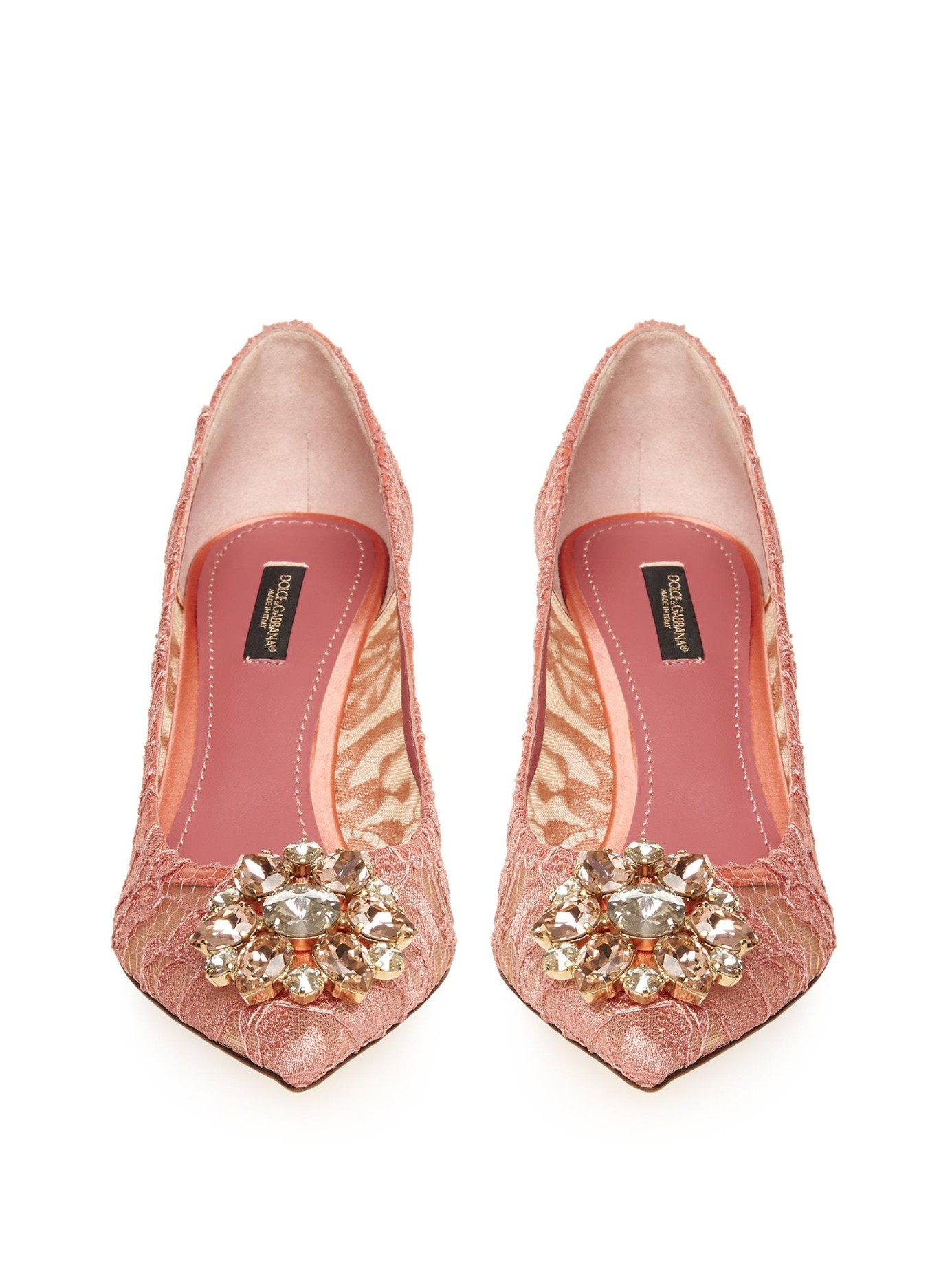 dolce and gabbana heels pink