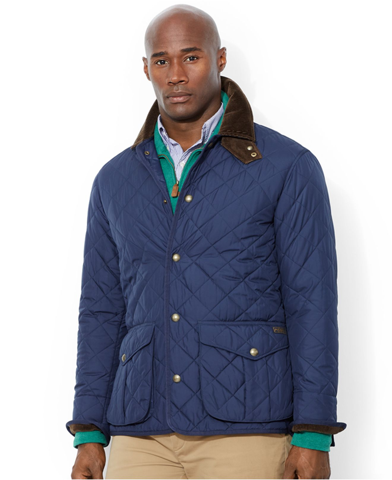 Lyst - Polo ralph lauren Big And Tall Danbury Quilted Jacket in Blue ...
