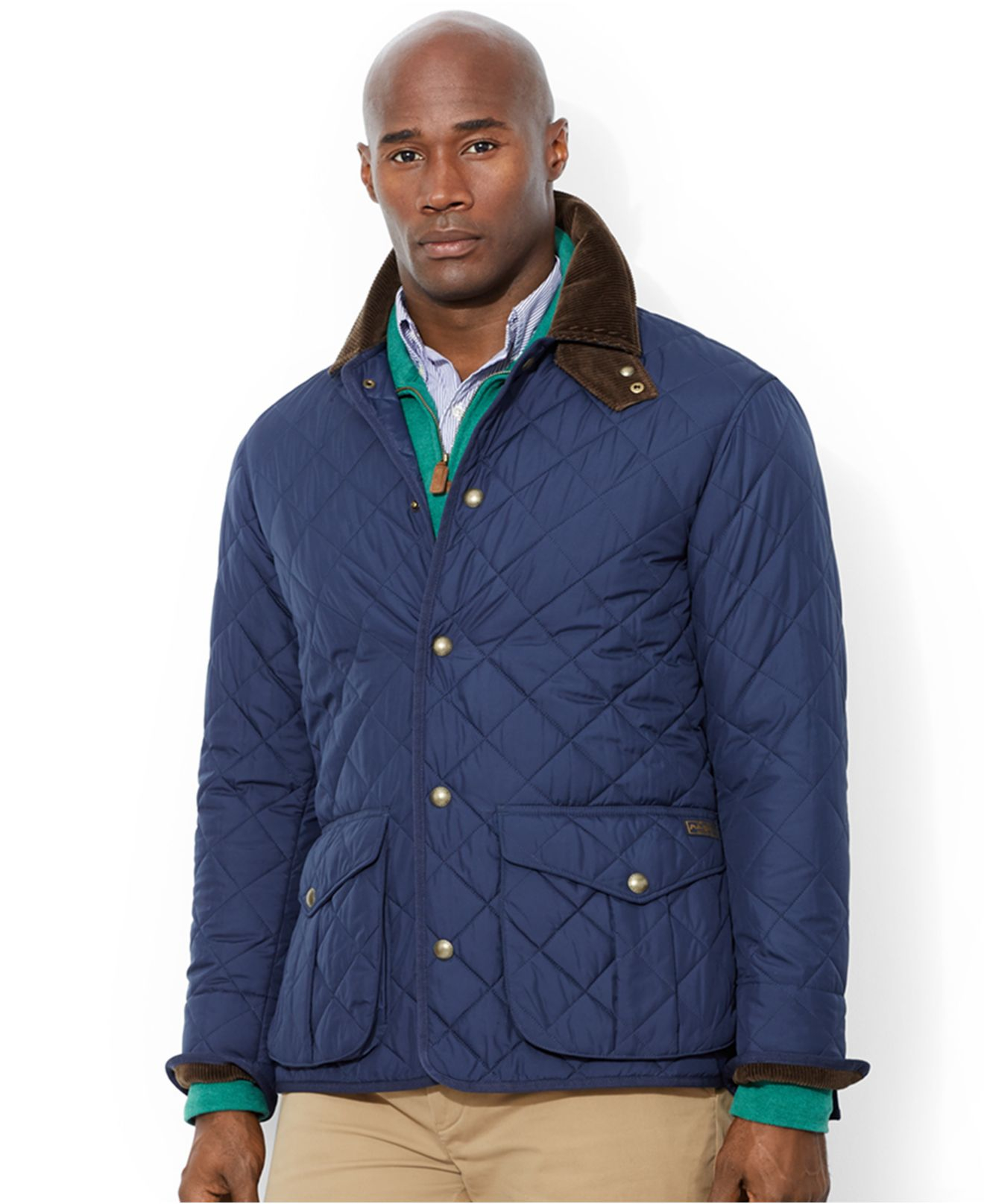 Lyst - Polo Ralph Lauren Big And Tall Danbury Quilted Jacket in Blue ...