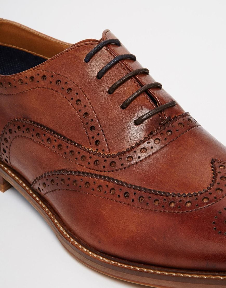 Lyst - Aldo Piralle Leather Oxford Brogues in Brown for Men