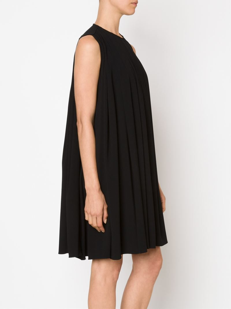 Lyst Co. Pleated Dress in Black