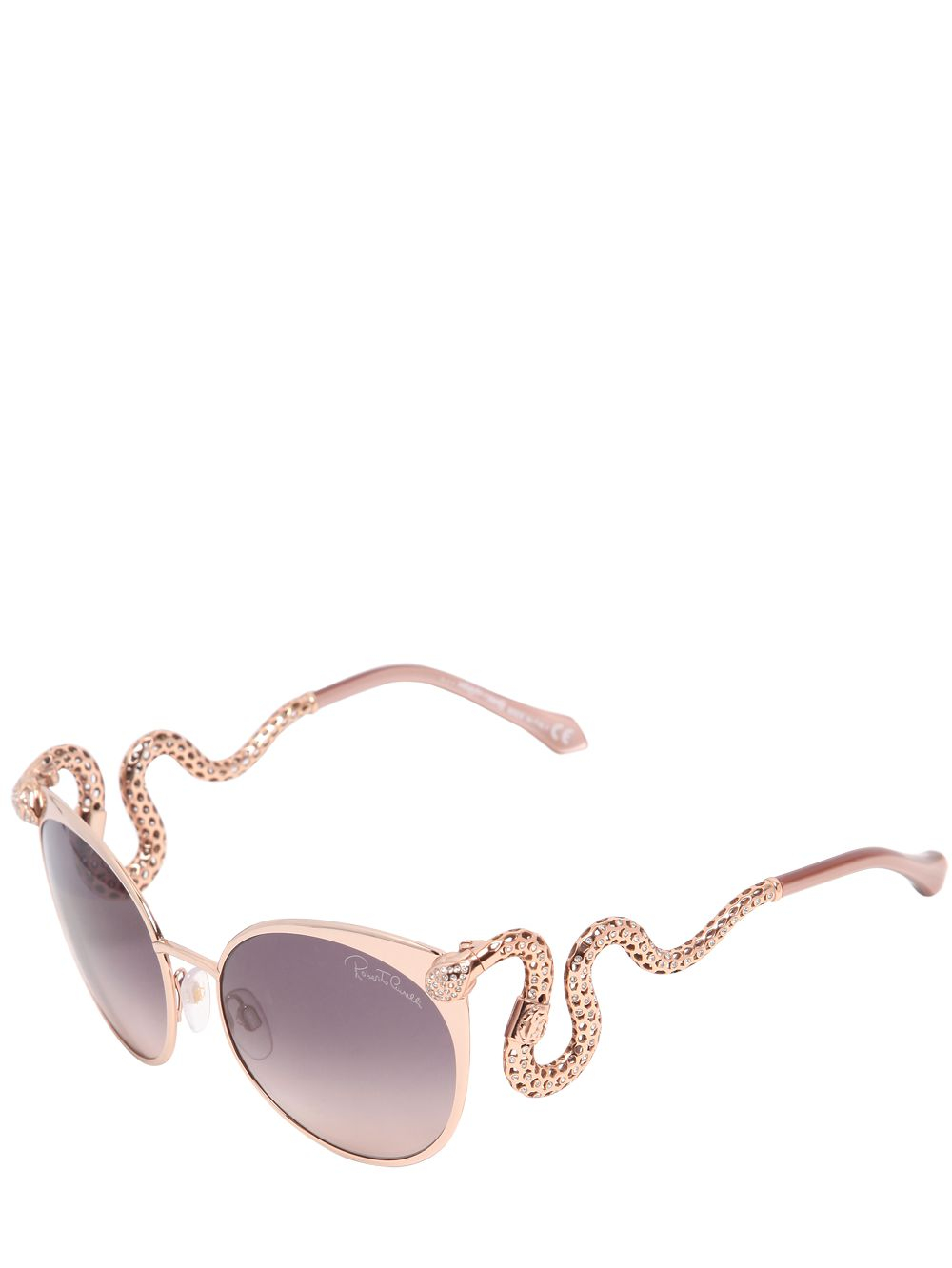roberto cavalli gold cat eye sunglasses with serpent temples product 1 26451430 2 666538307 normal