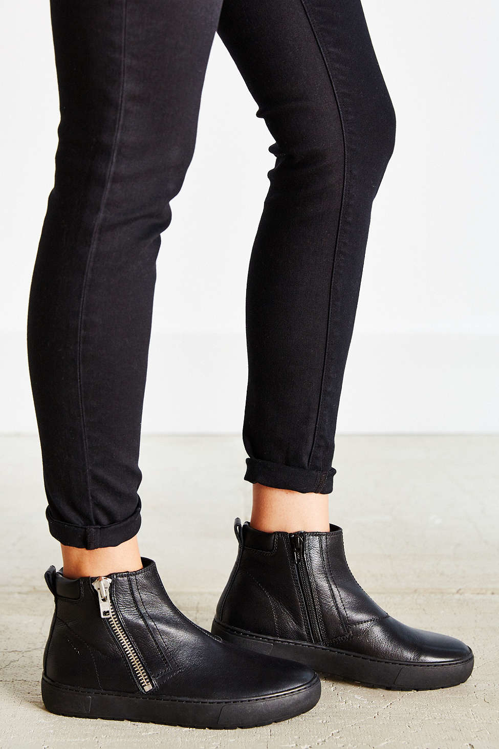 Lyst - Vagabond Bree Flatform Ankle Boot in Black