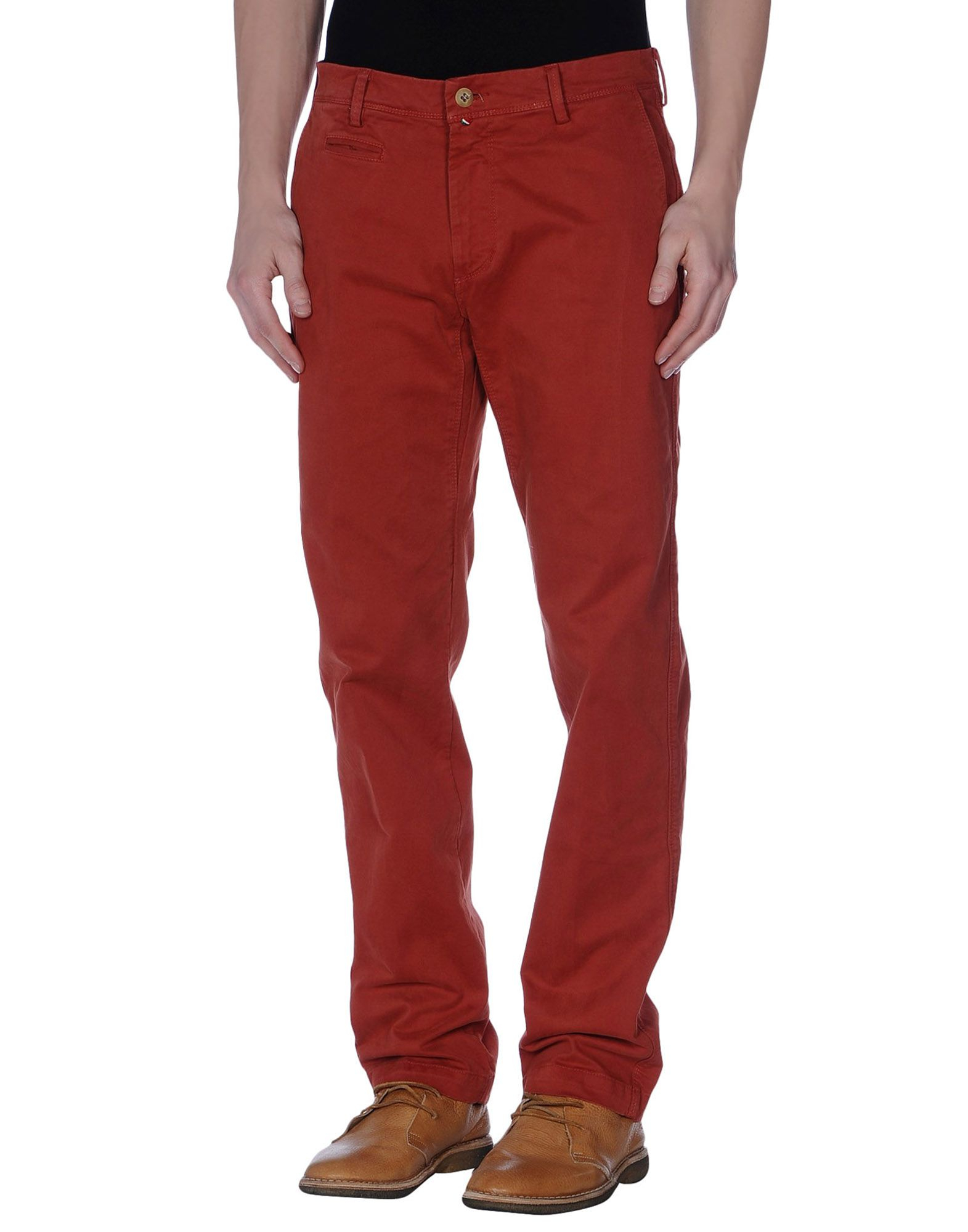 Jaggy Casual Trouser in Red for Men | Lyst