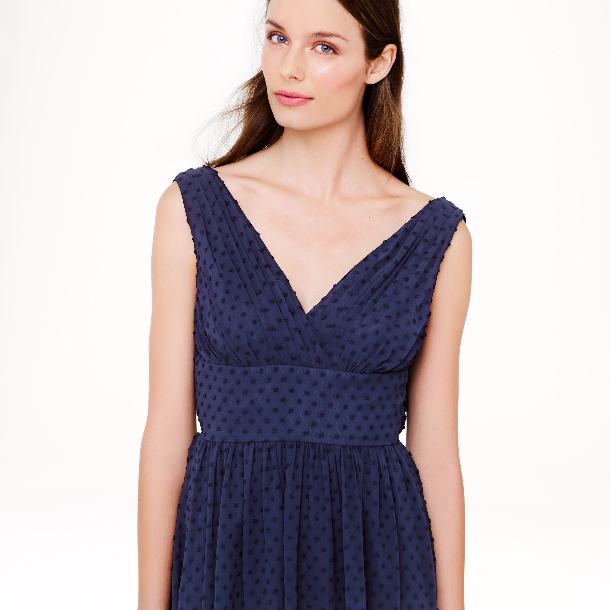 Blue dot dress