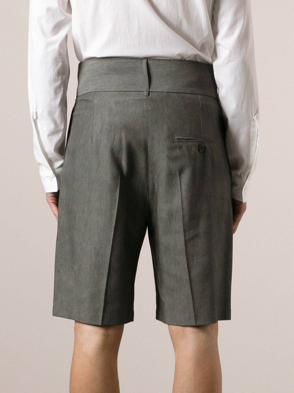 Damir doma High Waisted Shorts in Gray for Men | Lyst