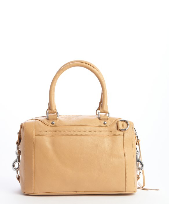 Rebecca Minkoff Camel Leather Mab Mini Convertible Top Handle Bag in ...