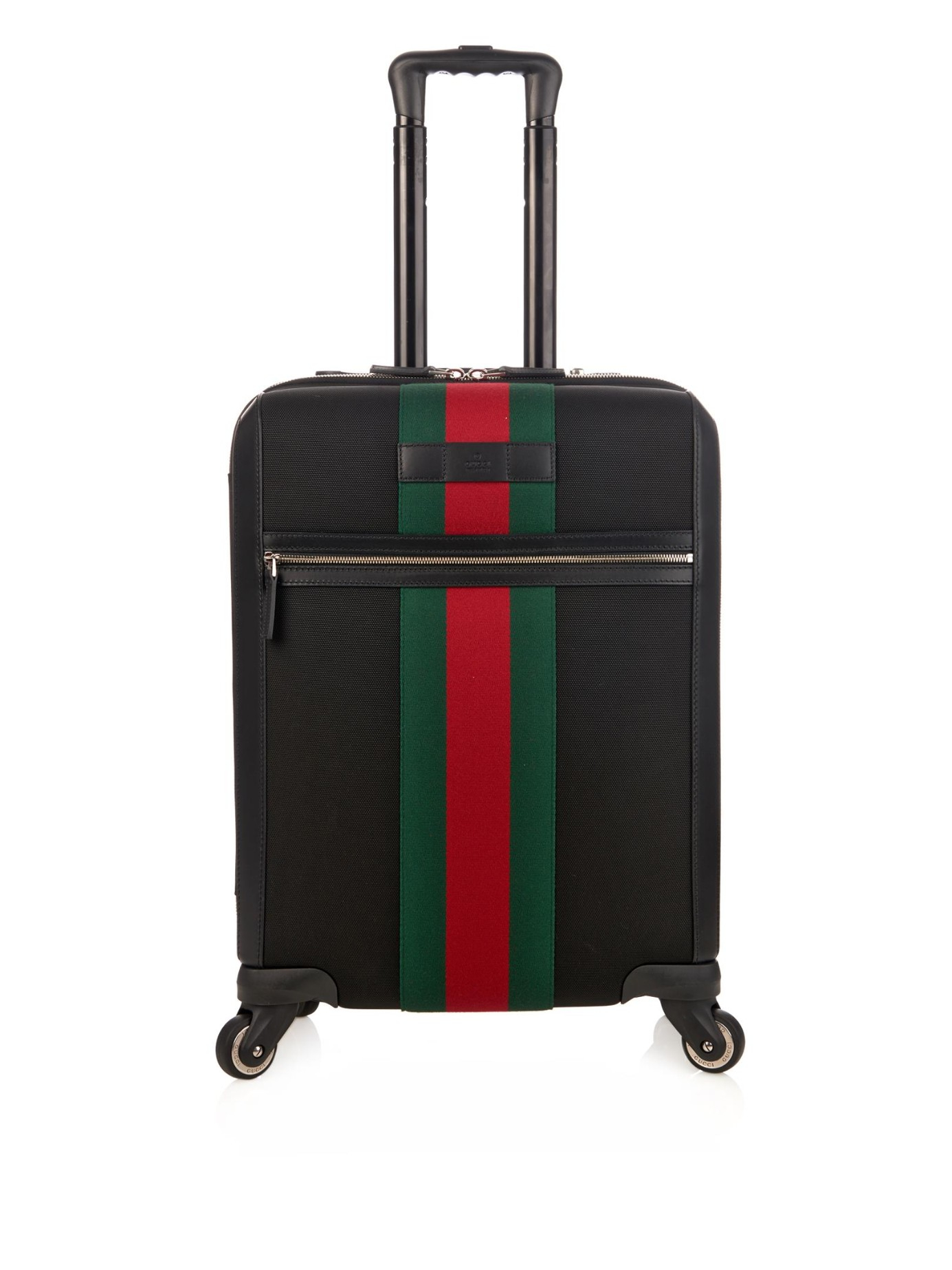 black gucci suitcase