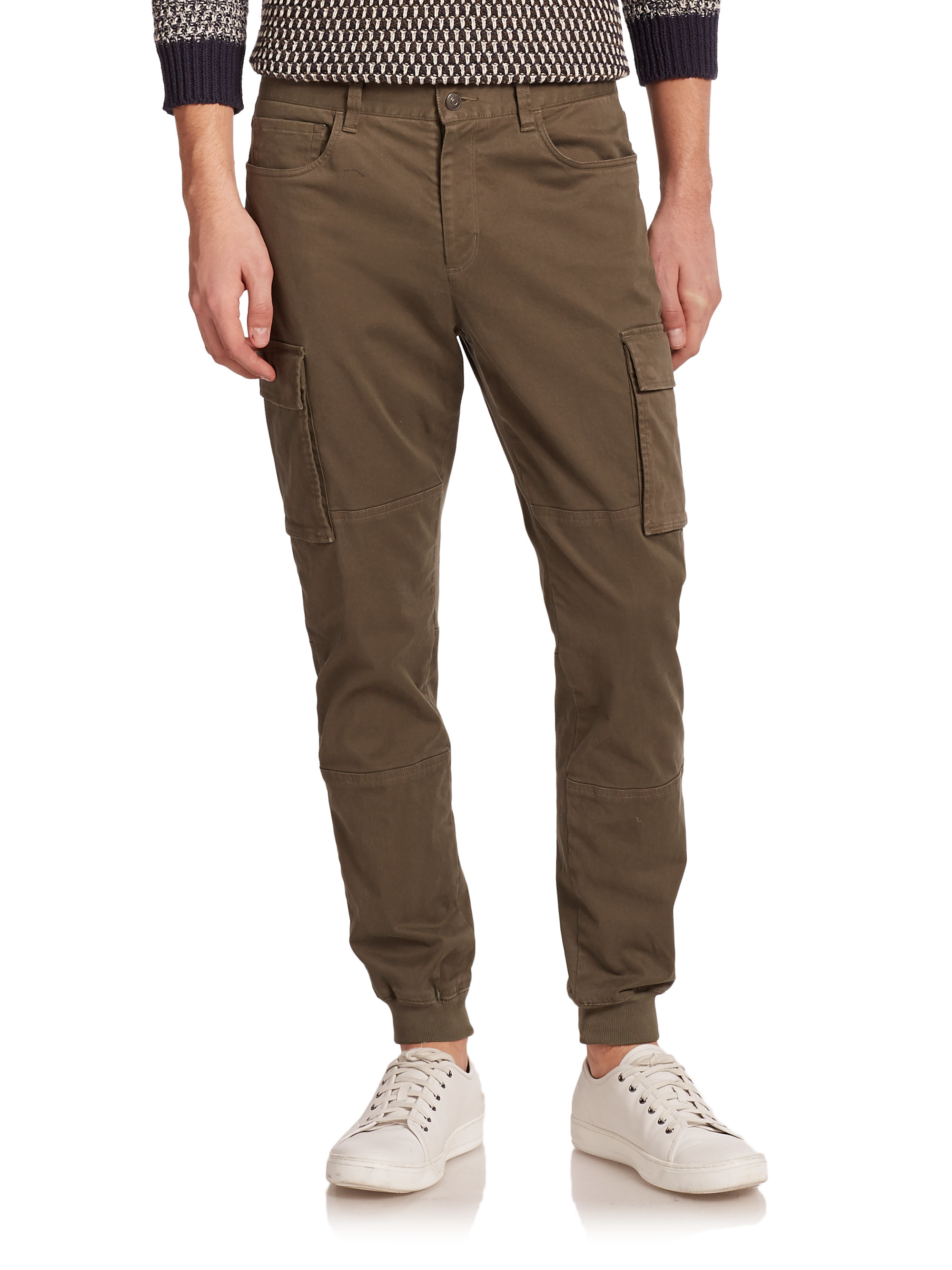 cargo twill joggers