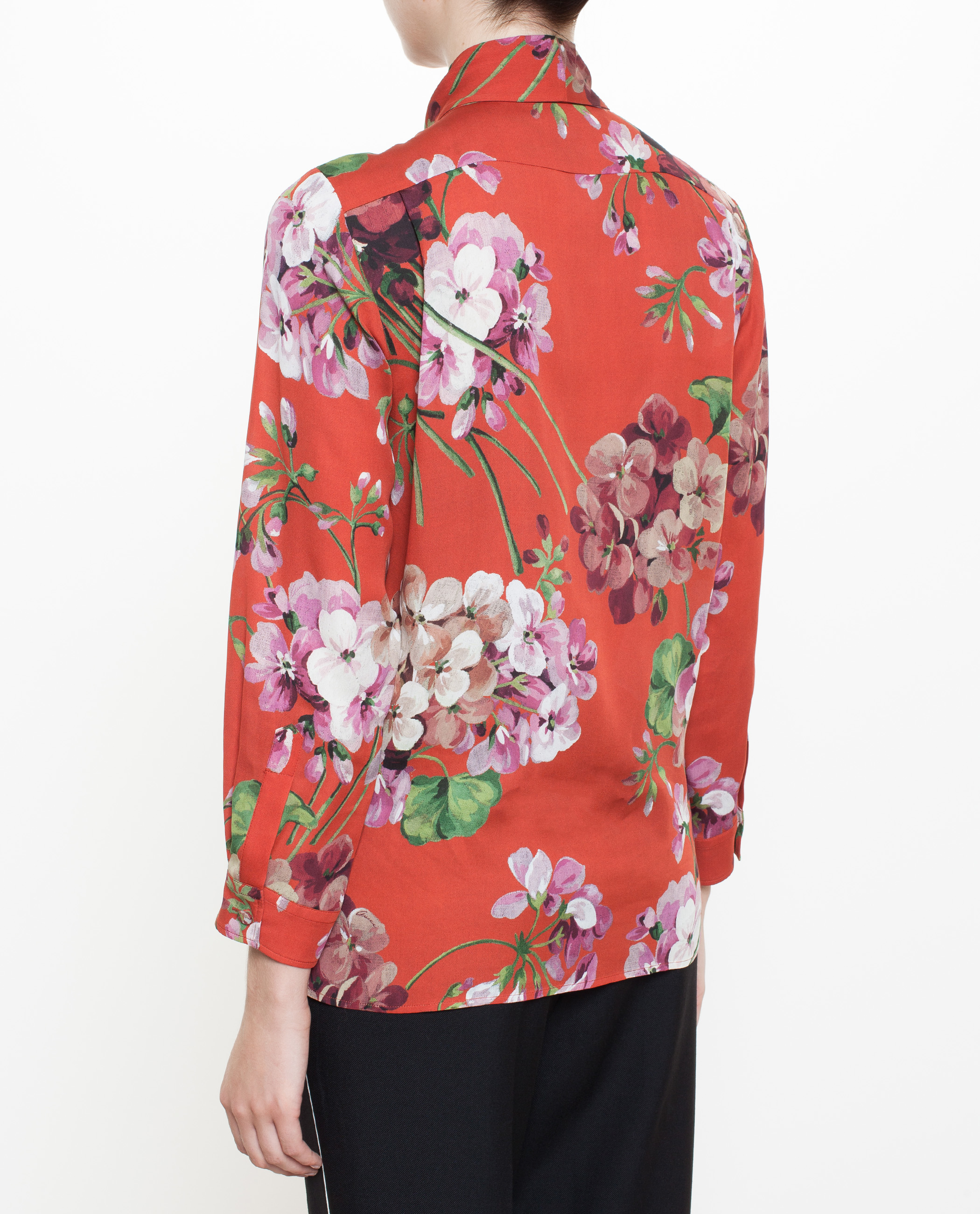 gucci black blouse