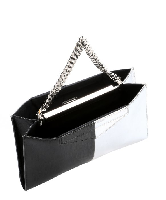 fendi silver clutch