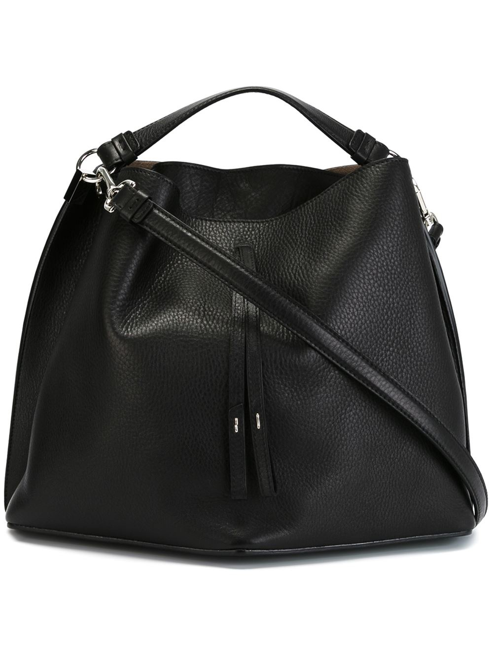 Maison margiela Medium Hobo Shoulder Bag in Black | Lyst