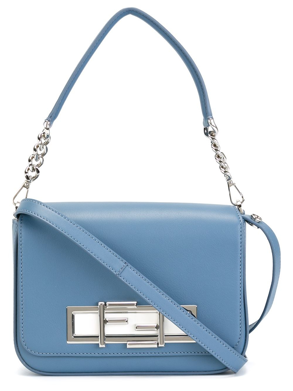 Fendi '3Baguette' Shoulder Bag in Blue | Lyst